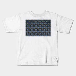 Skull pattern, endless repeating image of a skull Kids T-Shirt